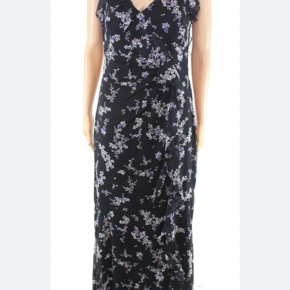 Lauren Ralph Lauren Navy Floral Maxi Dress